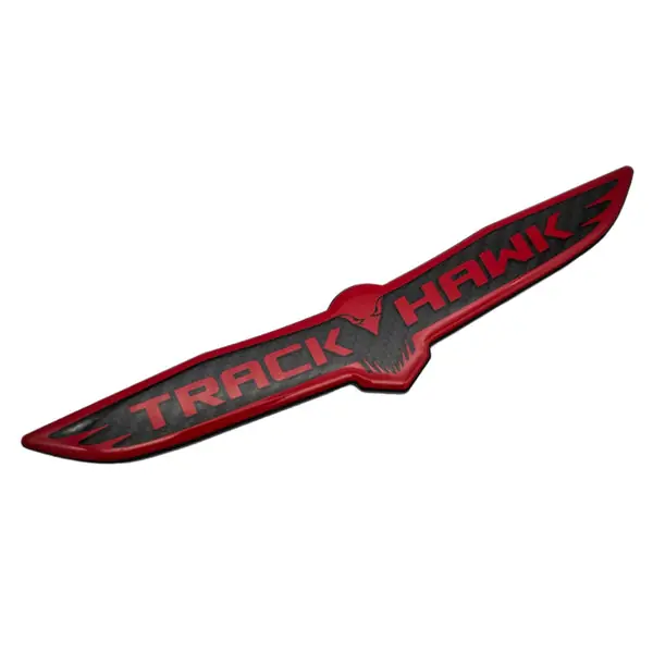 Carbon Fiber Trackhawk Trunk Badge