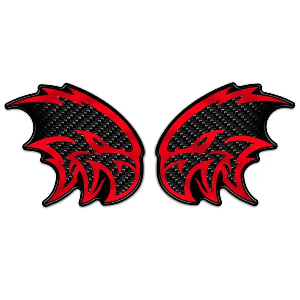 Carbon Fiber Trackhawk Fender Badge