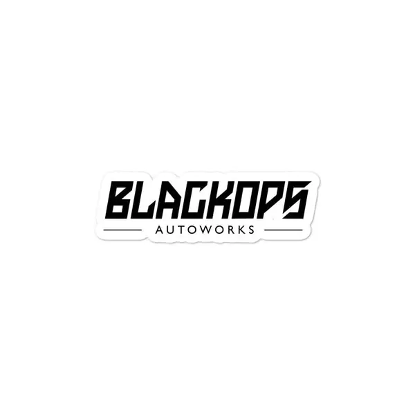 Die cut Black Ops Bubble-free sticker