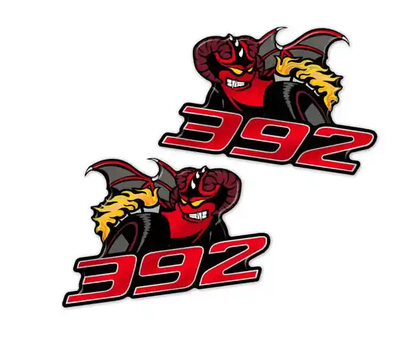 392 Demon Pack Fender Badge