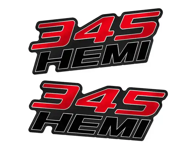 345 Hemi Fender Badge