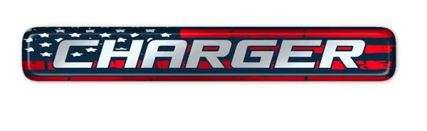Charger Patriot Pack Dash Badge