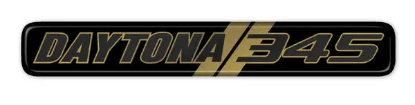 Gold Daytona 345 Dash Badge