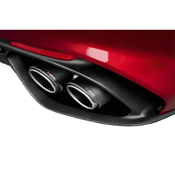 Akrapovic 17-19 Alfa Romeo Giulia Quadrifoglio Evolution Line Cat Back (Titanium) w/Link Pipes