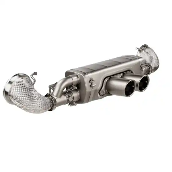 Akrapovic 2020+ Porsche Cayman GT4 (718) Slip-On Race Line (Titanium) (Req Tips / Option 2)