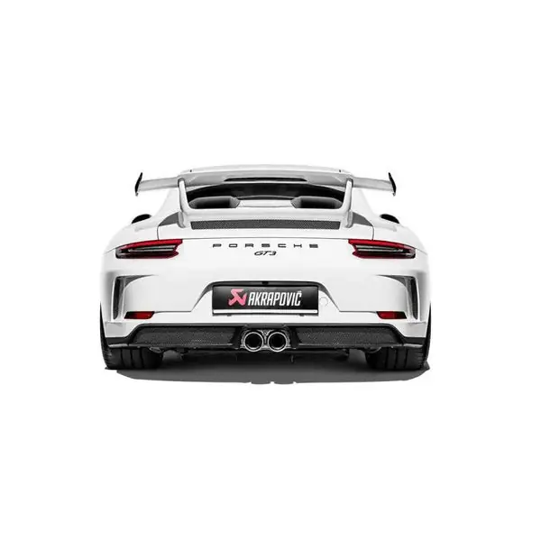 Akrapovic 2018 Porsche 911 GT3 (991.2) Slip-On Race Line (Titanium) w/Titanium Tail Pipe Set