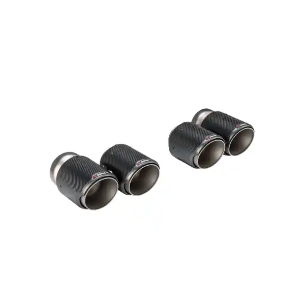 Akrapovic 2021+ BMW G87 M2, G80 M3 & G82 M4 Classic Carbon Design Tail Pipe Set