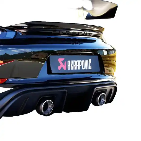 Akrapovic 2020+ Porsche Cayman GT4 (718) Tail Pipe Set (Titanium)