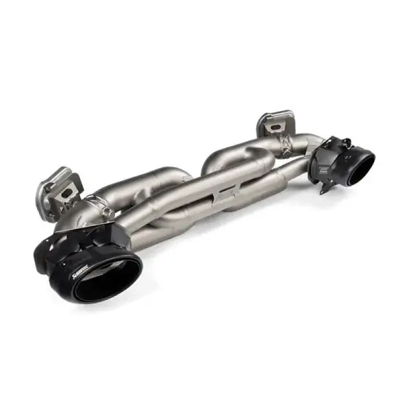 Akrapovic 20-21 Porsche 911 Turbo/Turbo S (992) Tail Pipe Set (Titanium) - Black