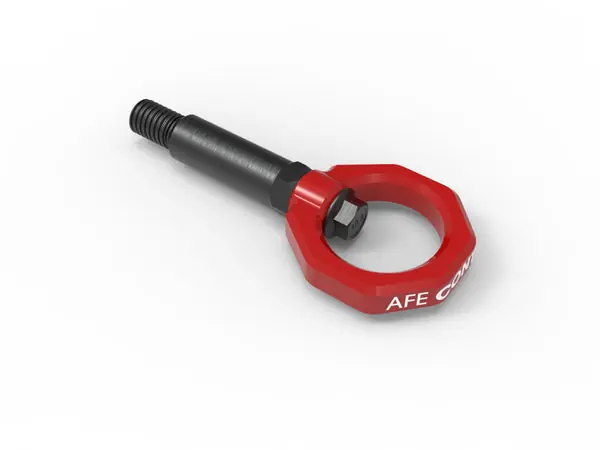 aFe Control Front Tow Hook Red 20-25 Toyota GR Supra (A90)