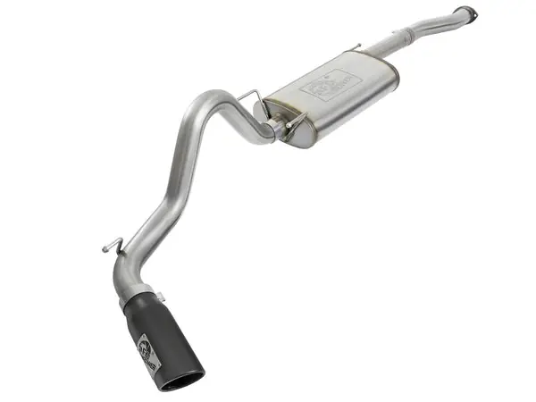 aFe MACHForce XP Cat-Back SS w/Black Tips 16 Toyota Tacoma V6-3.5L