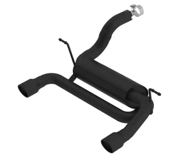 Borla 18-19 Jeep Wrangler JL/JLU 2.0L 4Cyl 2DR/4DR Touring Axle Back Exhaust w/ 3.5in Tips - Black