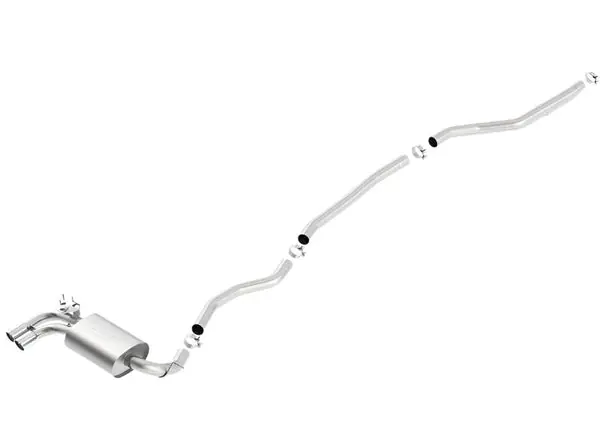 Borla 12-15 BMW 328i Sedan 2.0L AT/MT RWD Dual Left Rear Exit Catback Exhaust