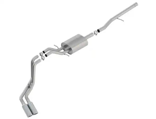 Borla 14-18 Silv/Sierra C/B Exh ATAK 1500 5.3L V8 Ext Cab(78.7) Crew Cab(69.3) 143.5 WB Black Chrome