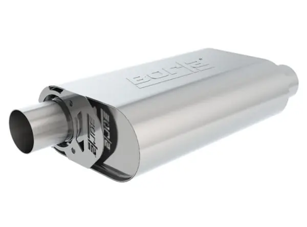 Borla CrateMuffler SBC Hot 350/383 3inch Offset/Offset 14in x 4.35in x 9in Oval Muffler