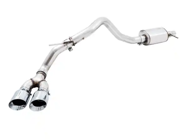 AWE Tuning 2019+ Ford Ranger 0FG Performance Exhaust System w/Diamond Black Tips & Rock Guard