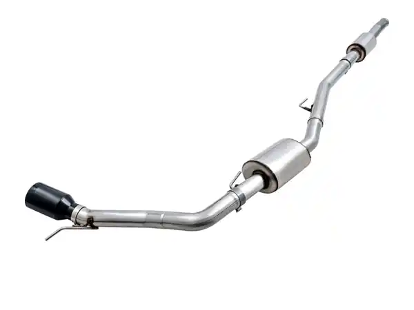 AWE Tuning 20-21 Jeep Gladiator JT 3.6L Tread Edition Cat-Back Single Side Exhaust - Diamond Blk Ti