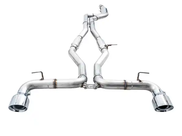AWE Tuning 2020 Toyota Supra A90 Track Edition Exhaust - 5in Chrome Silver Tips