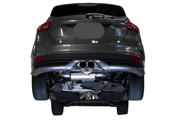 AWE Tuning Ford Focus ST Touring Edition Cat-back Exhaust - Non-Resonated - Diamond Black Tips