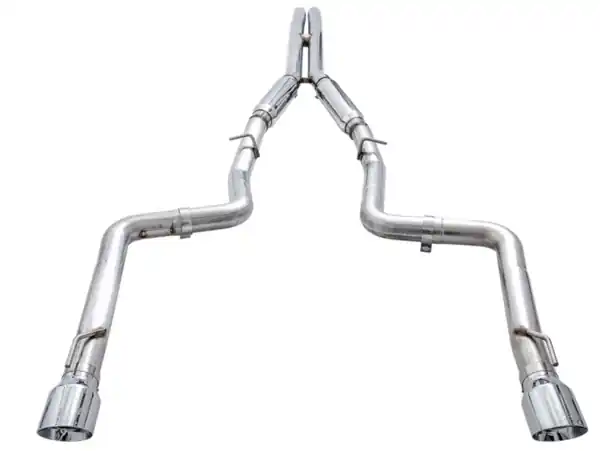 AWE Tuning 2015+ Dodge Charger 6.4L/6.2L Supercharged Track Edition Exhaust - Diamond Black Tips