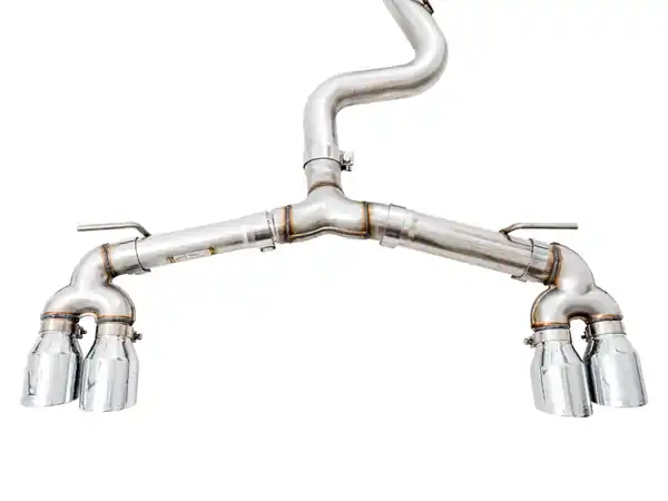 AWE Tuning Mk7 Golf R Track Edition Exhaust w/Chrome Silver Tips 102mm