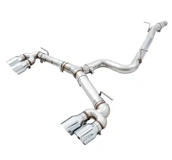 AWE Tuning MK7.5 Golf R Track Edition Exhaust w/Diamond Black Tips 102mm