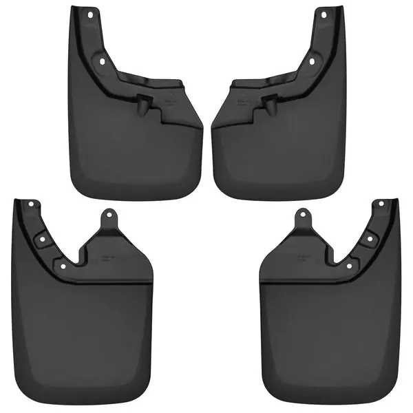 Husky Liners 16-22 Toyota Tacoma w/ OE Fender Flares Front and Rear Mud Guards - Black