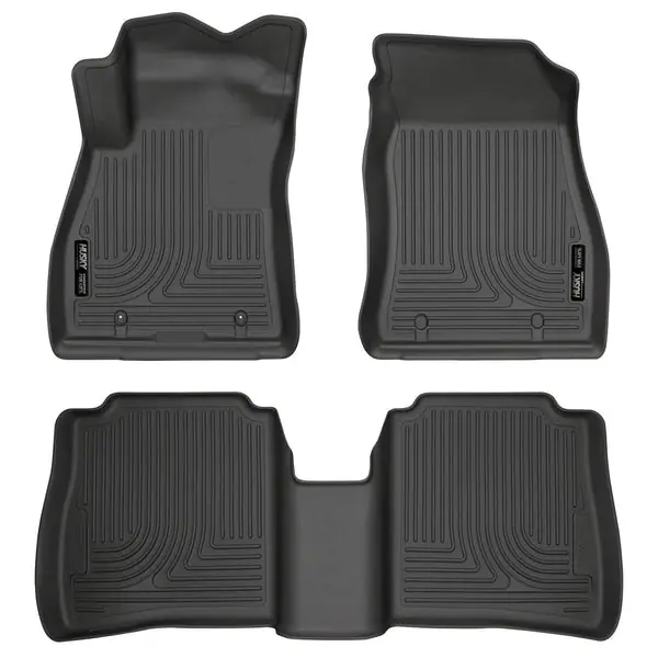 Husky Liners 14-18 Nissan Sentra Weatherbeater Black Front & 2nd Seat Floor Liners