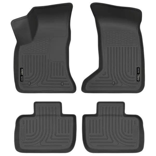 Husky Liners 11-12 Dodge Charger/Chrysler 300 (AWD Only) WeatherBeater Combo Black Floor Liners