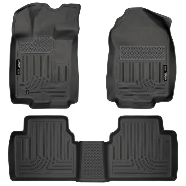 Husky Liners 10-12 Ford Fusion/Lincoln MKZ (FWD) WeatherBeater Combo Black Floor Liners