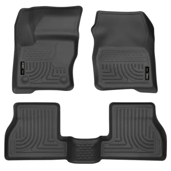 Husky Liners 2012 Ford Focus (4DR/5DR) WeatherBeater Combo Black Floor Liners