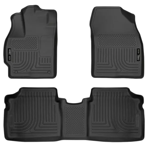 Husky Liners 10-12 Toyota Prius WeatherBeater Combo Black Floor Liners
