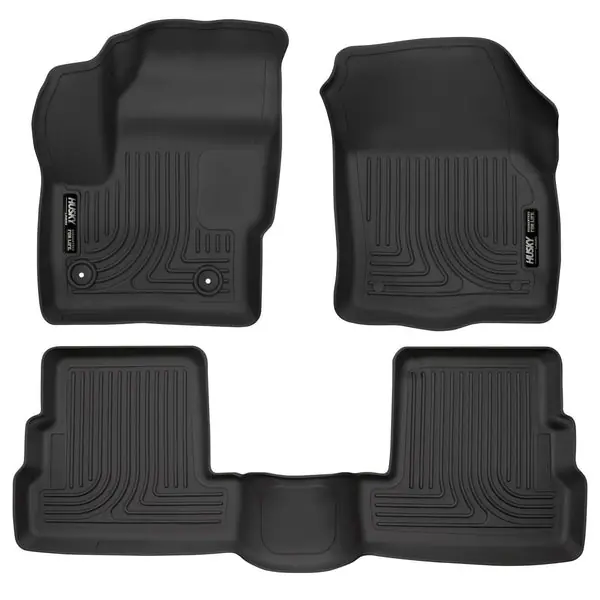 Husky Liners 2015 Lincoln MKC WeatherBeater Black Front & Second Seat Floor Liner
