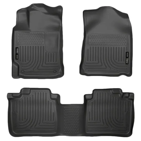 Husky Liners 10-13 Lexus RX350/RX450h WeatherBeater Black Front & 2nd Seat Floor Liners