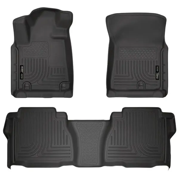 Husky Liners 14 Toyota Tundra Weatherbeater Black Front & 2nd Seat Floor Liners