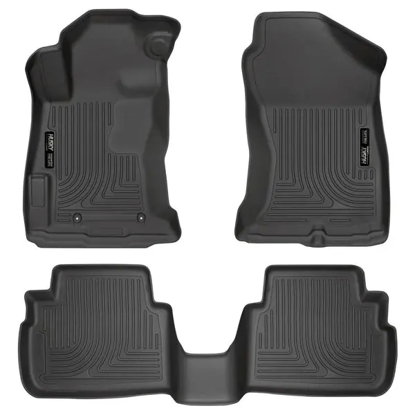 Husky Liners 2017 Subaru Impreza Weatherbeater Black Front & 2nd Seat Floor Liners