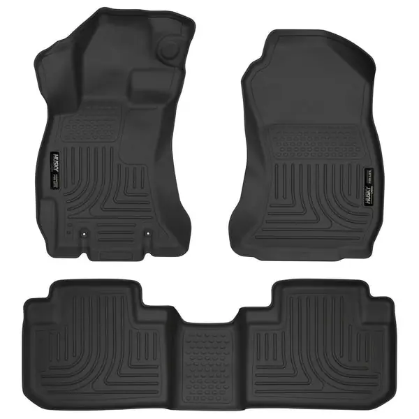 Husky Liners 14 Subaru Forester Weatherbeater Black Front & 2nd Seat Floor Liners