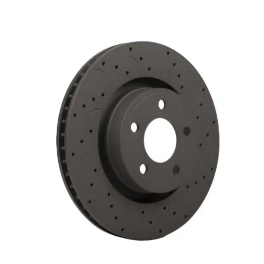 Hawk Talon 2007 Chrysler Aspen Drilled and Slotted Front Brake Rotor Set