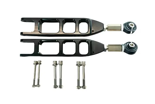 ISC Suspension 08-21 Subaru Impreza V3 Rear Adjustable Control Arms - Stealth Series Black