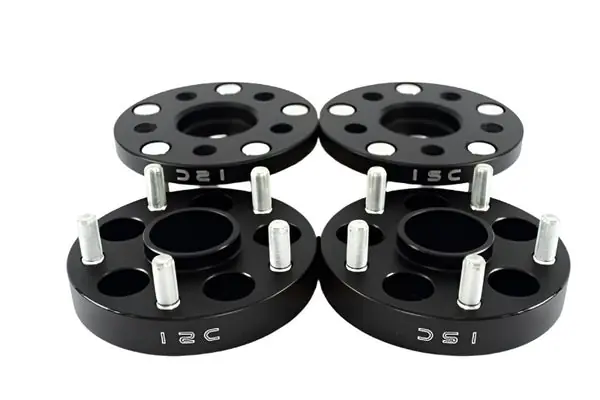 ISC Suspension 5x114.3 Hub Centric Wheel Spacers 20mm Black (Pair)