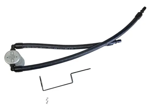 J&L 11-23 Jeep Grand Cherokee 5.7L Passenger Side Oil Separator 3.0 - Clear Anodized