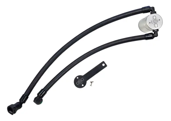 J&L 2021-2024 Ram TRX 6.2L Supercharged Passenger Side Oil Separator 3.0 - Black Anodized