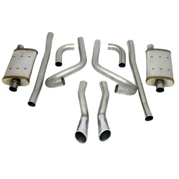 JBA 65-66 Ford Mustang 260-428 409SS Dual Through Rear Valance Header Back Exhaust
