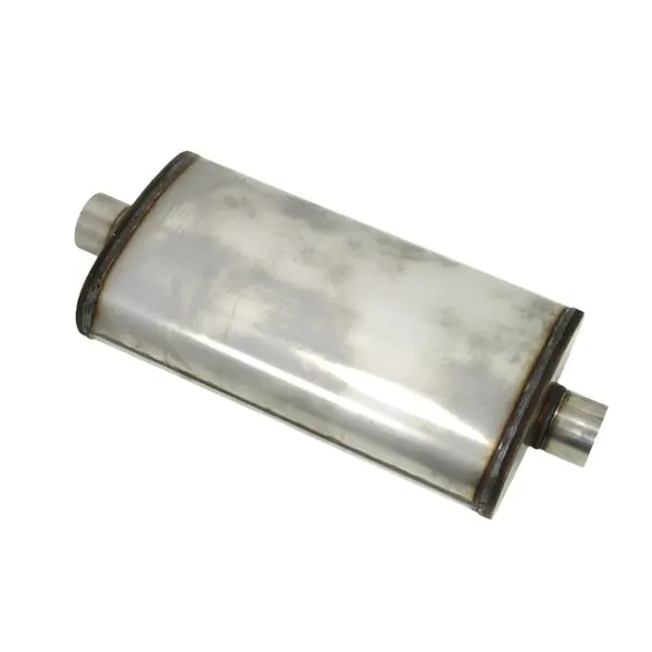 JBA Universal Dual Core 304SS Muffler 22x11x6 3in Inlet Diameter
