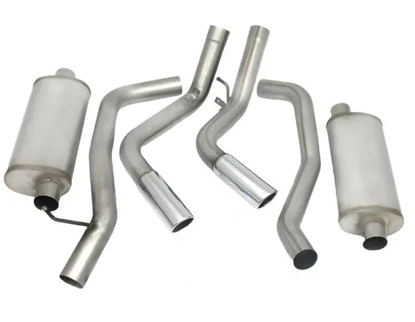 JBA 01-06 Chevrolet Silverado 2500/3500 HD 6.0/8.1L 409SS Pass Side Dual Exit Cat-Back Exhaust