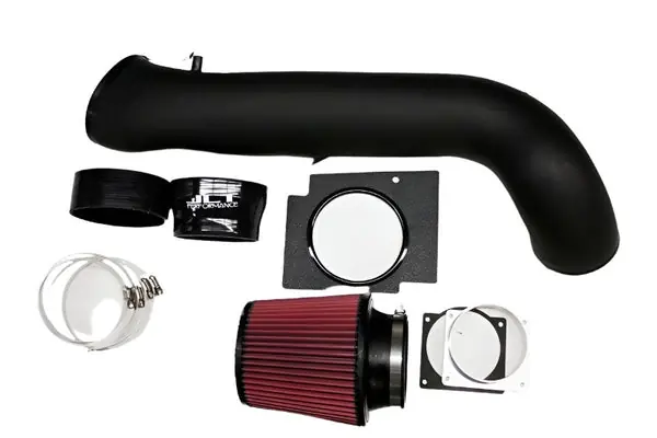 JLT 03-04 Ford Mustang SVT Cobra Black Textured Cold Air Intake Kit w/Red Filter