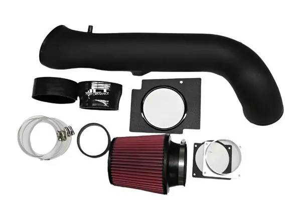 JLT 96-98 Ford Mustang SVT Cobra Black Textured Cold Air Intake Kit w/Red Filter