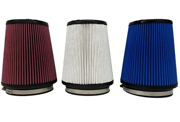 JLT 10-14 Ford Mustang GT500 Factory Replacement Oiled Air Filter 5.5x7in - Red