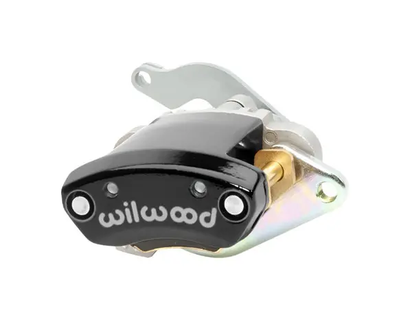 Wilwood Caliper - MC4 Mechanical Left Hand - Black 1.19in Piston 1.10in Rotor - Black