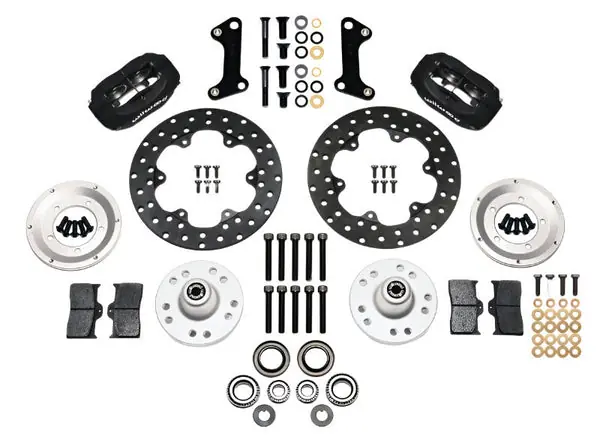 Wilwood Forged Dynalite Front Drag Kit Drilled Rotor 67-69 Camaro 64-72 Nova Chevelle